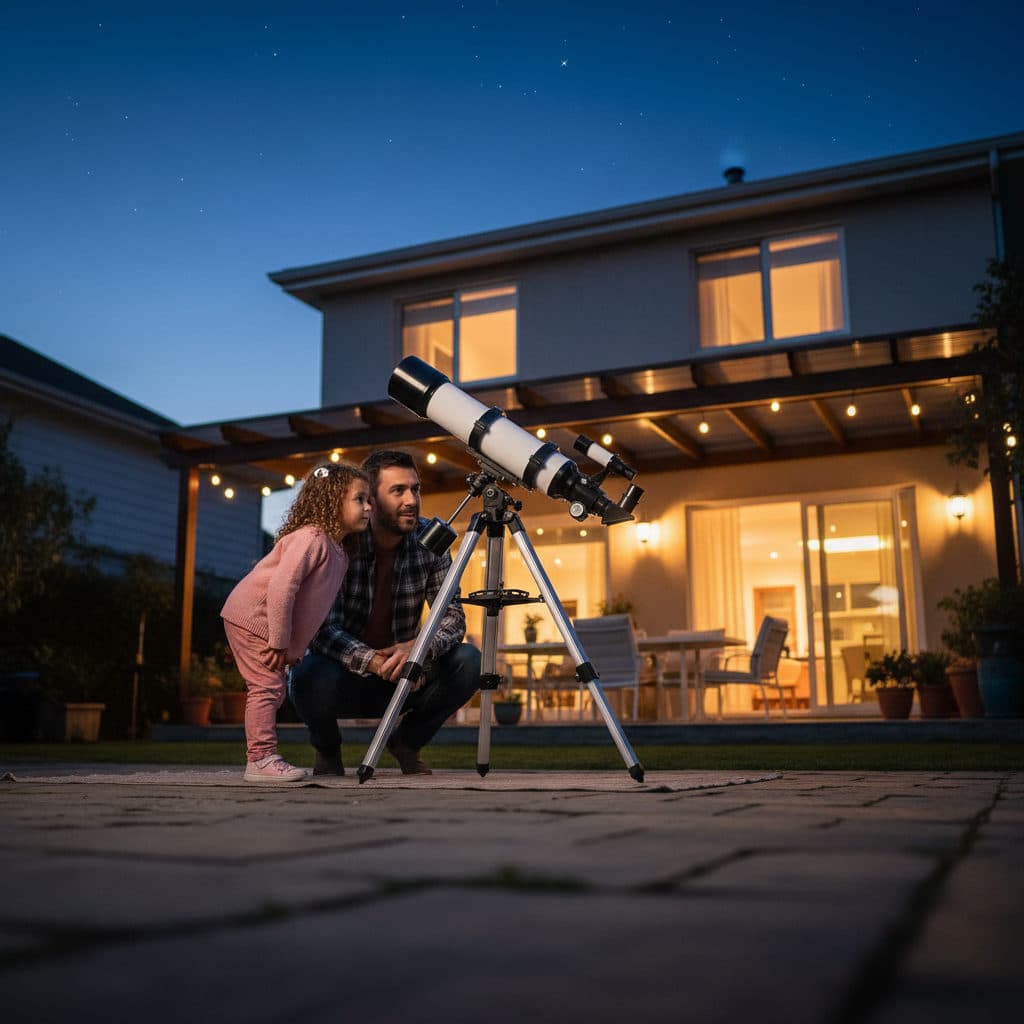 Telescopio Astronómico 30070m con Diseño Espacial